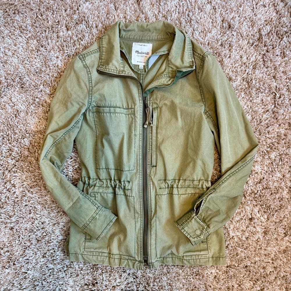 Madewell Army green utility jacket